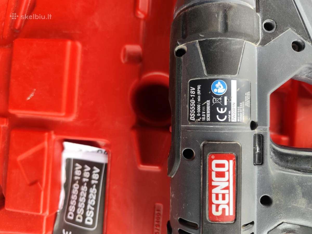 Parduodu. Elektrinis suktuvas Senco Ds55440 18v - nuotraukos Nr. 3
