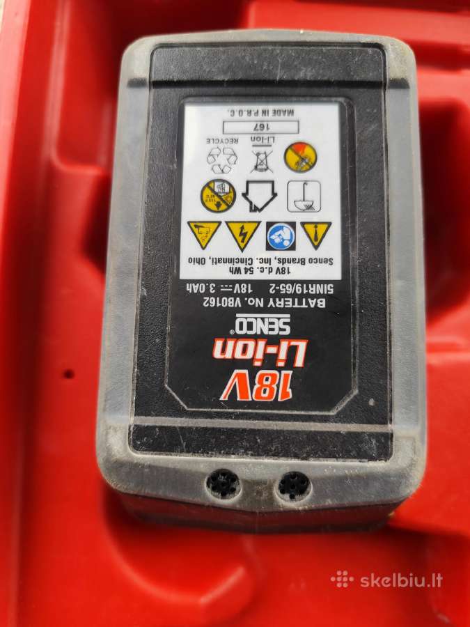 Parduodu. Elektrinis suktuvas Senco Ds55440 18v - nuotraukos Nr. 4