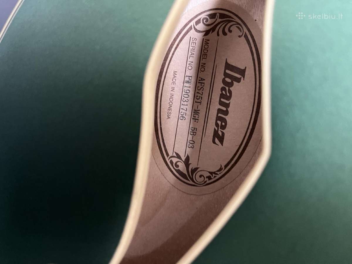 Ibanez Artcore Afs 75t Gitara - 350€ - nuotraukos Nr. 3