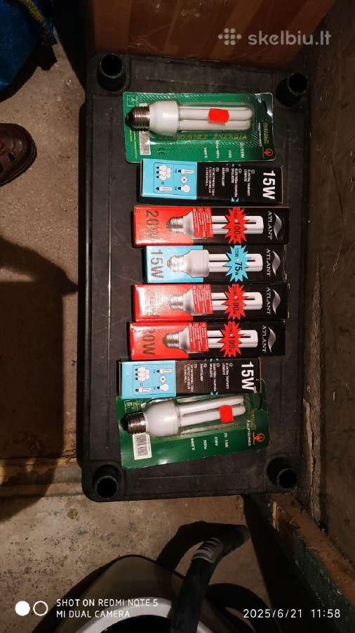 Ekonomiškos elektrinės lempos 220 V