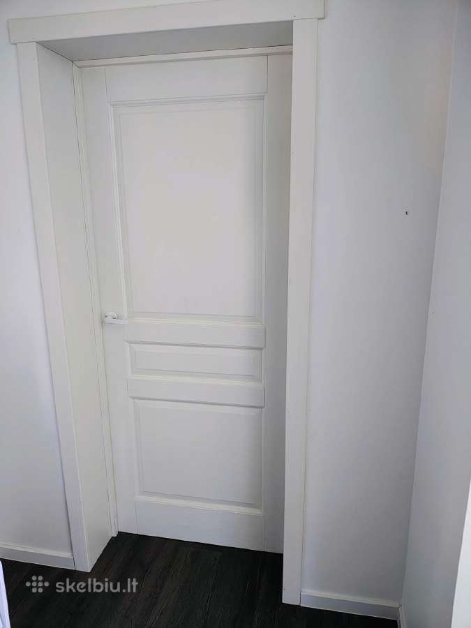 Baltos vidaus durys, 6 vnt., 80cm plotis