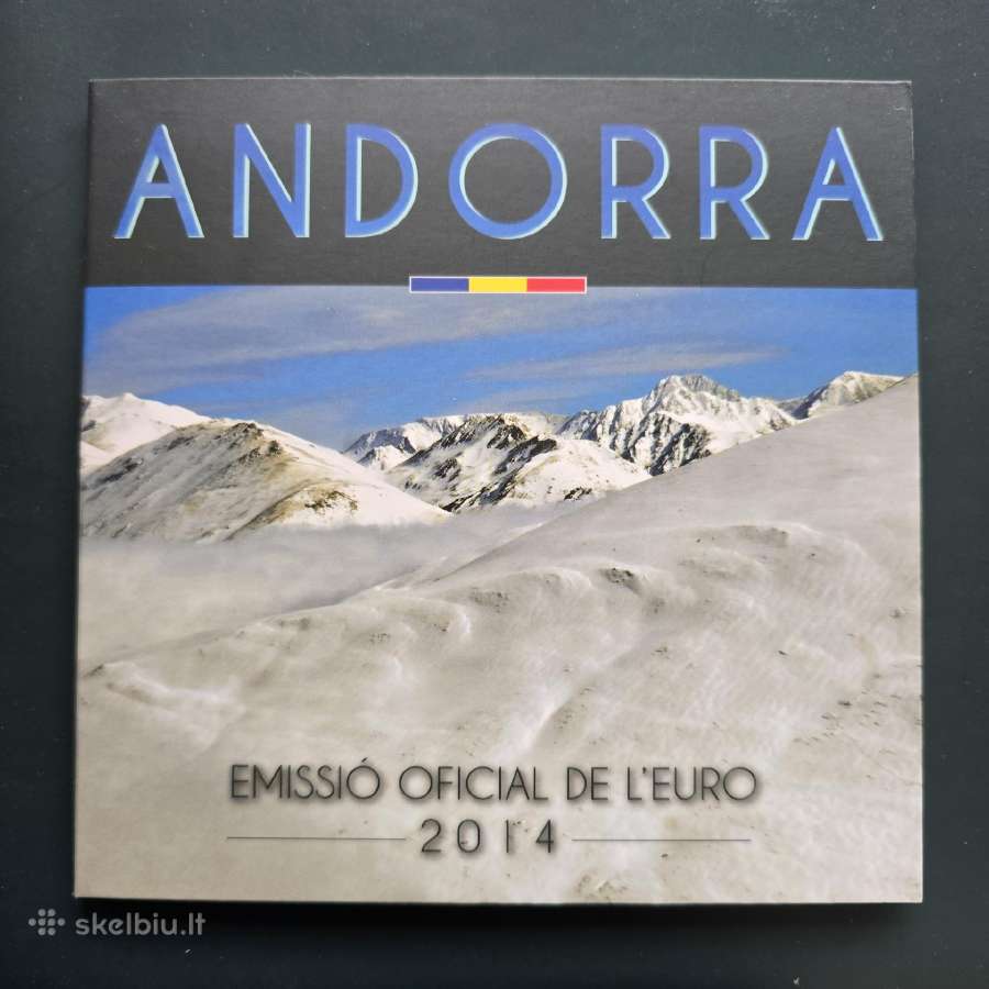 Andora 2014m oficialus eurų rinkinys Bu