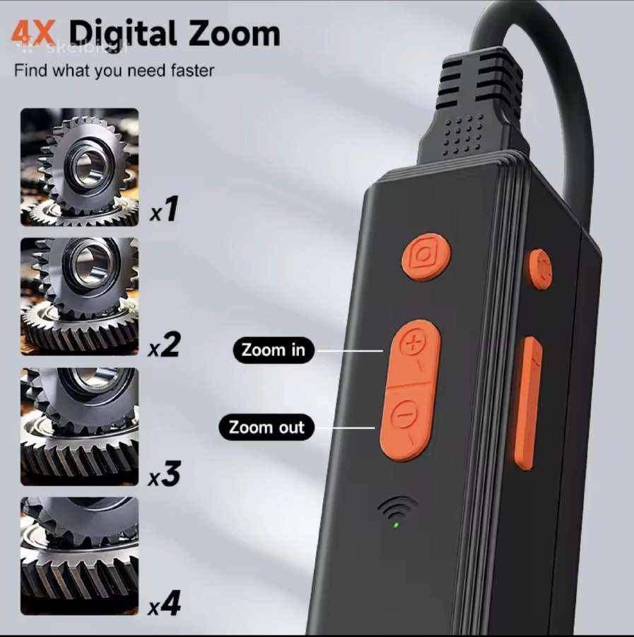 5,5 mm WiFi Dual endoskopinė kamera 1920p - nuotraukos Nr. 4