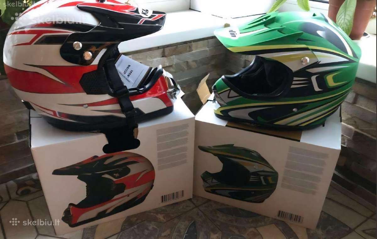 Didelis motokroso/enduro šalmų pasirinkimas - nuotraukos Nr. 19