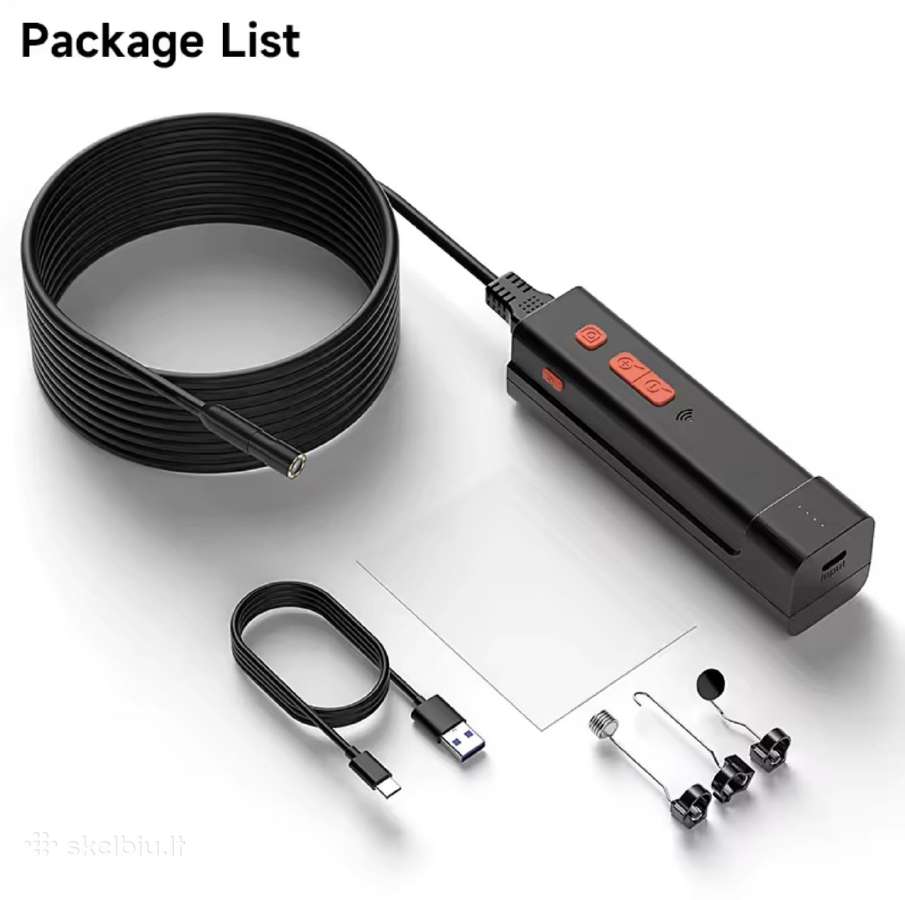 5,5 mm WiFi Dual endoskopinė kamera 1920p - nuotraukos Nr. 9