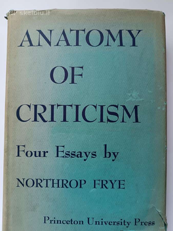 N. Frye. Anatomy of Criticism (1957)
