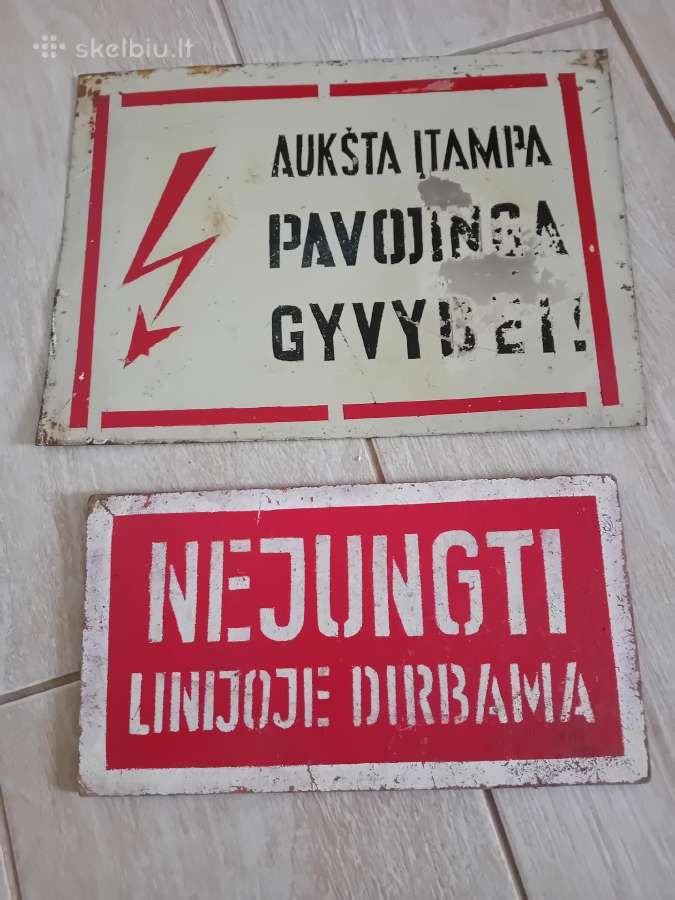 Tarybiniu laiku informacines lenteles ir numeriai - nuotraukos Nr. 12