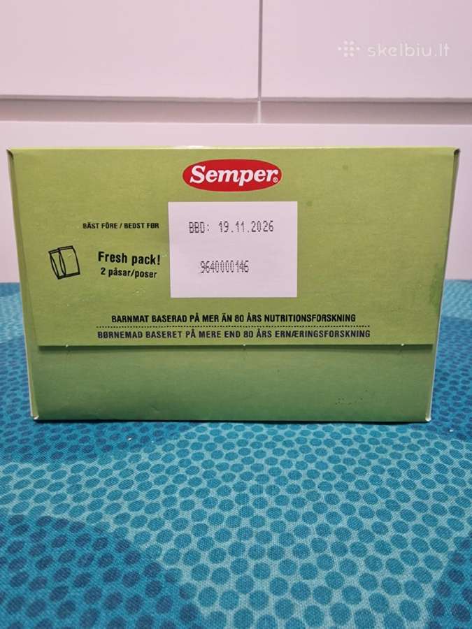 Pieno mišinys „Semper Babysemp 1 Lemolac“ - nuotraukos Nr. 2