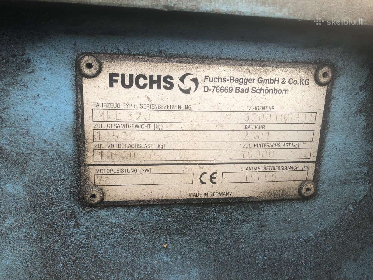 Fuchs Mhl 320 - nuotraukos Nr. 3