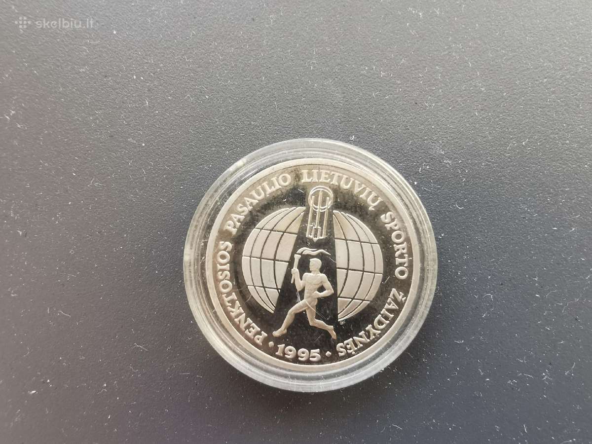 Lietuva 1995m 10litų Pasaulio liet. sporto žaidynė