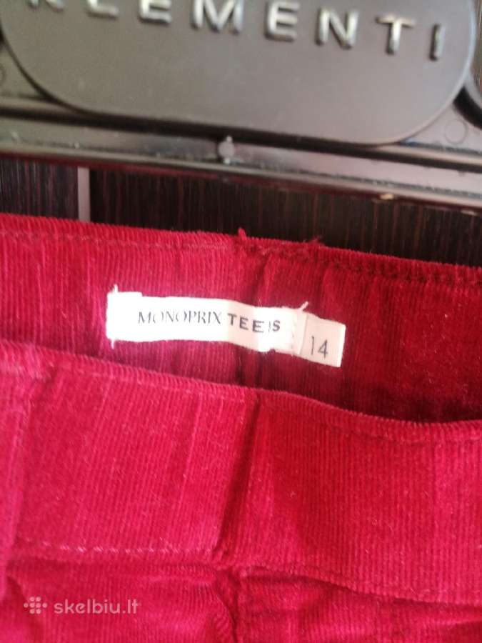 Velvetines naujos kelnes 14 metu mergaitei - nuotraukos Nr. 2