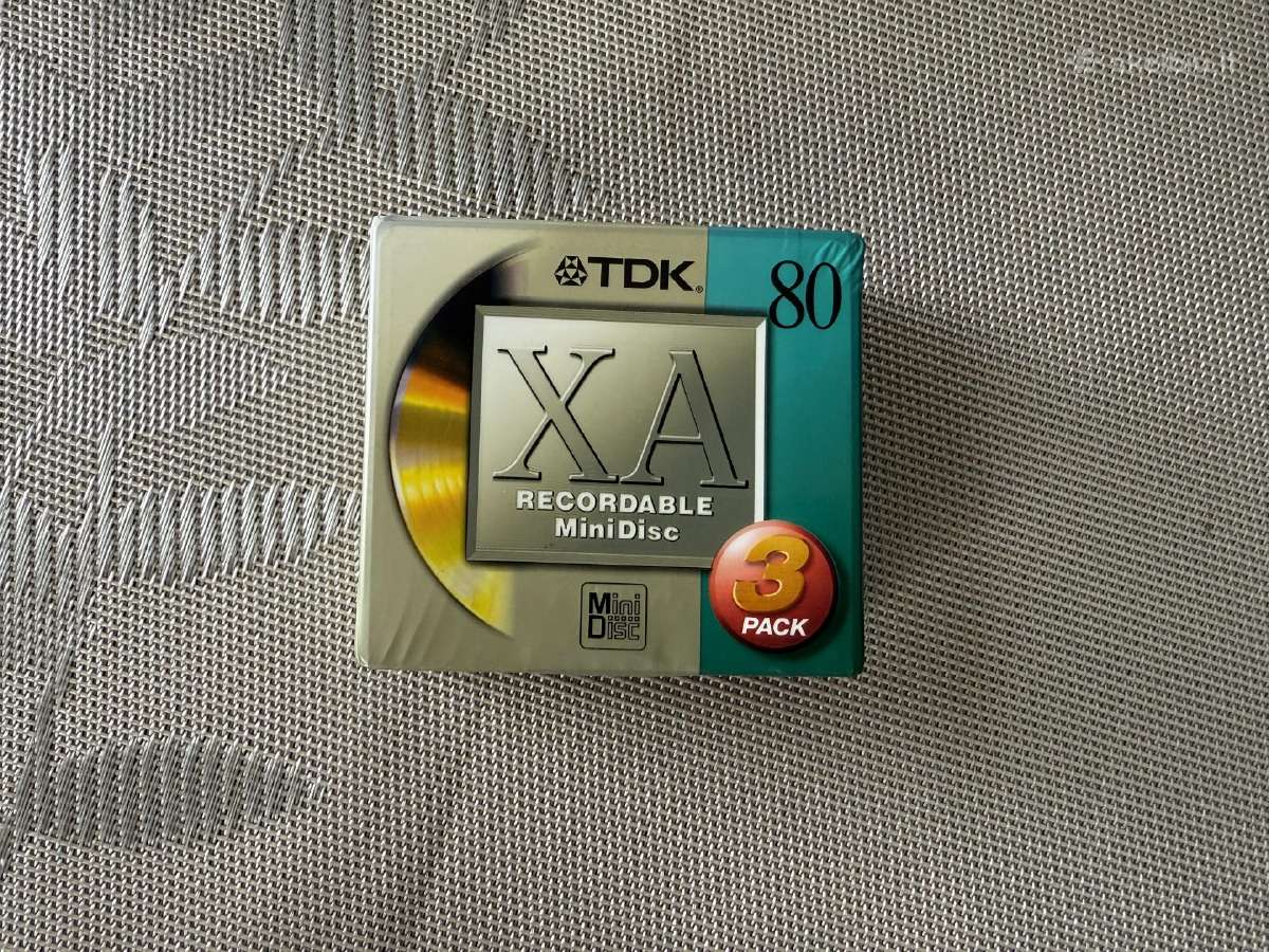 Tdk Xa 80 mini disc 3 md pakuotė (nauji)