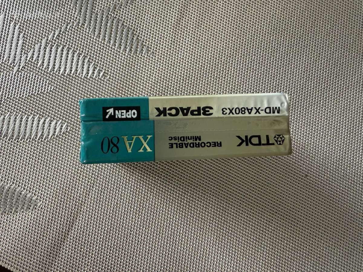 Tdk Xa 80 mini disc 3 md pakuotė (nauji) - nuotraukos Nr. 4