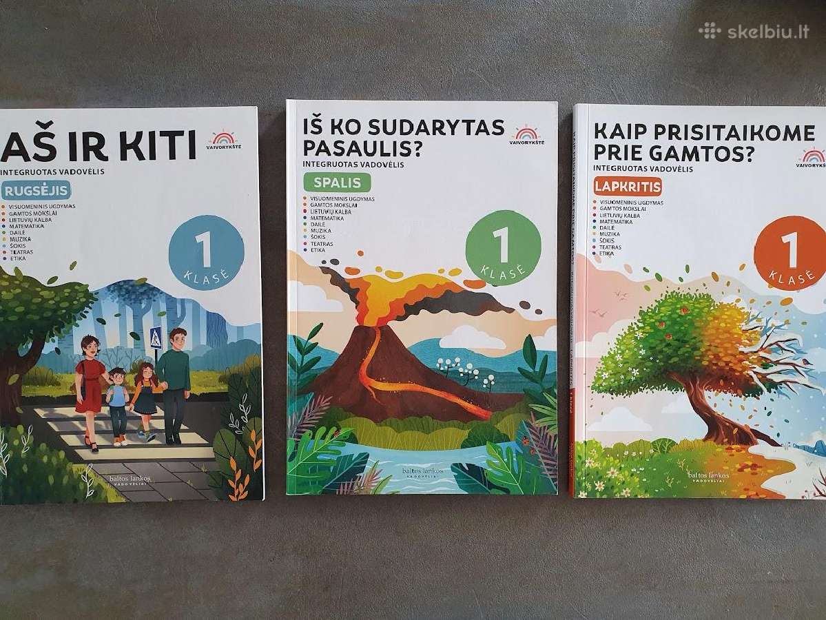 Integruotų vadovėlių "Vaivorykštė" rinkinys 1 kl. - nuotraukos Nr. 2
