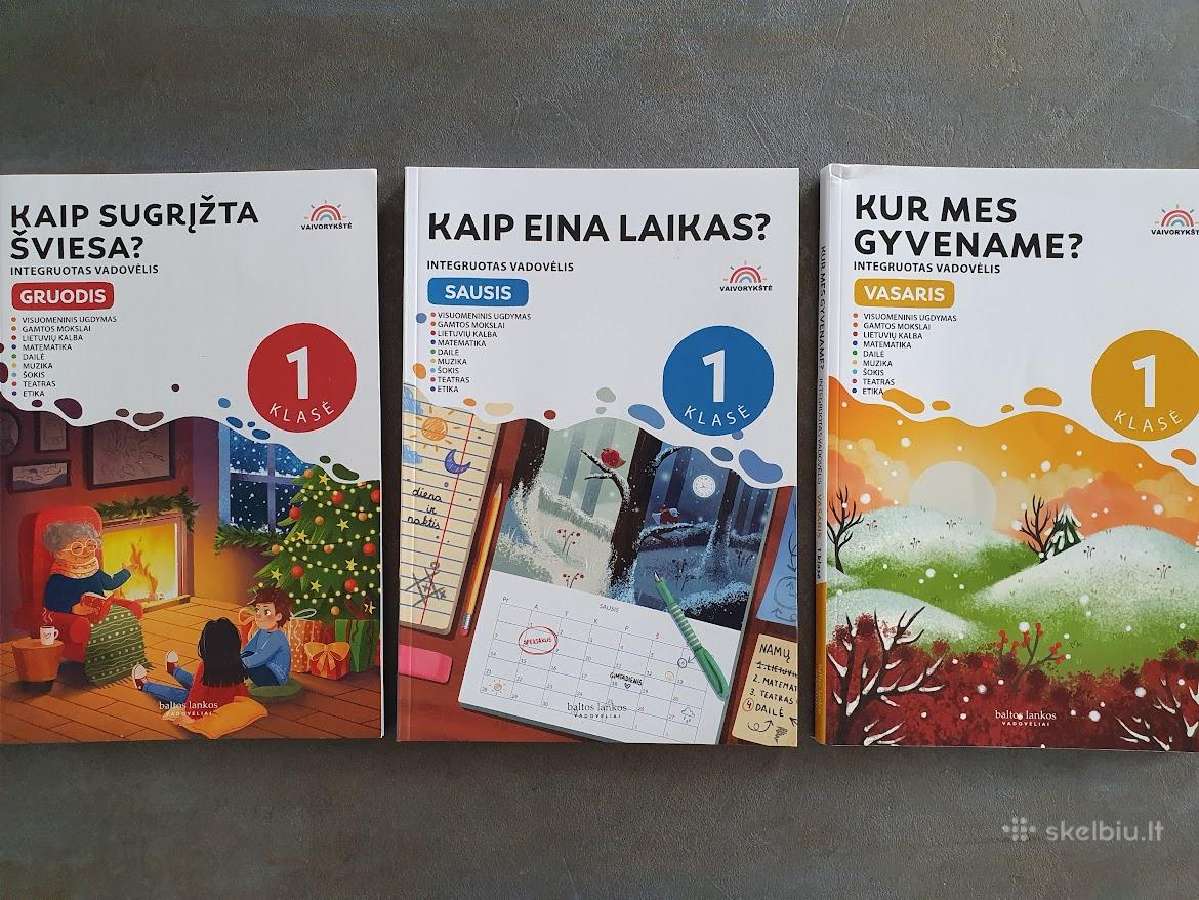 Integruotų vadovėlių "Vaivorykštė" rinkinys 1 kl. - nuotraukos Nr. 3