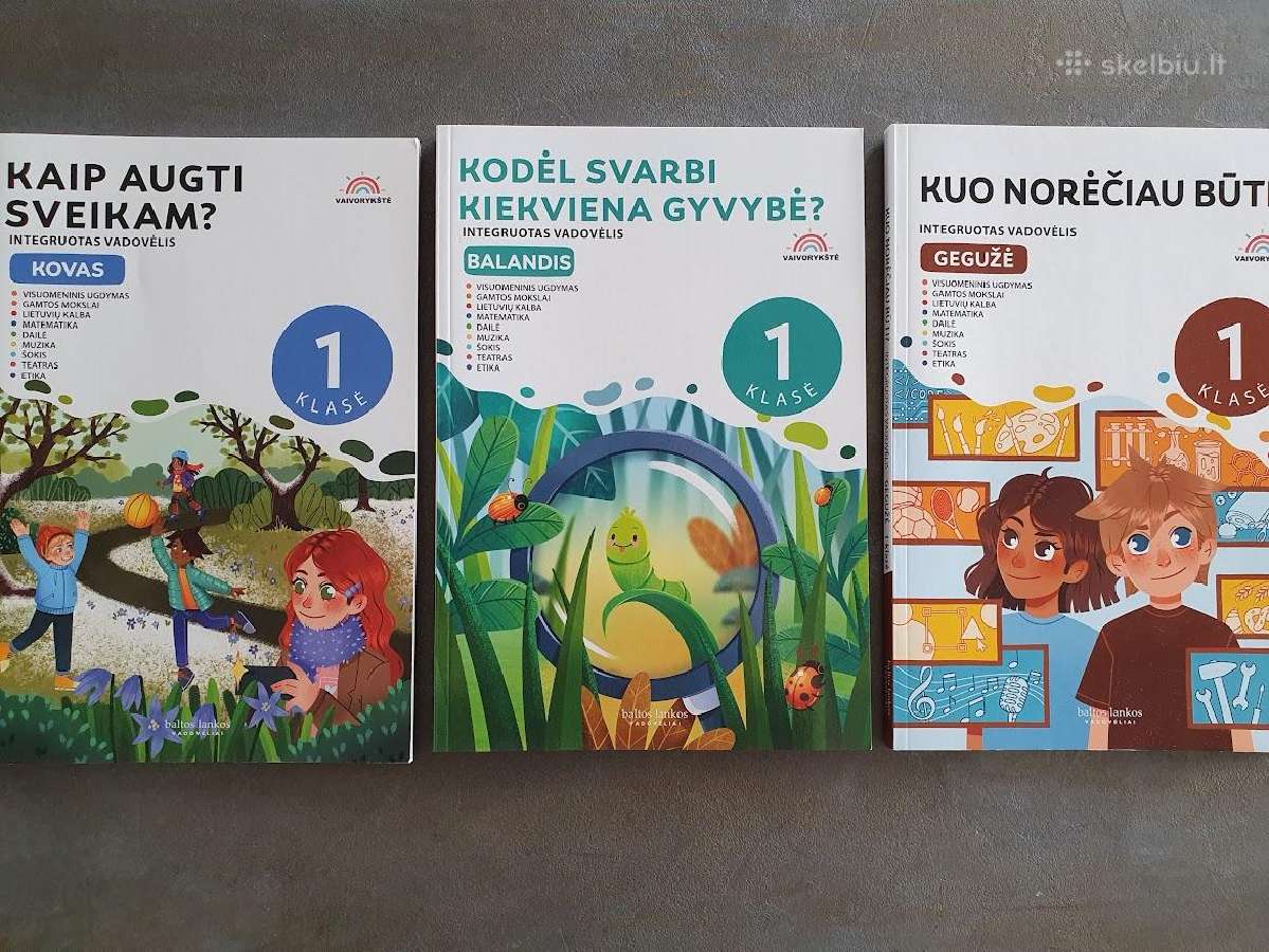 Integruotų vadovėlių "Vaivorykštė" rinkinys 1 kl. - nuotraukos Nr. 4