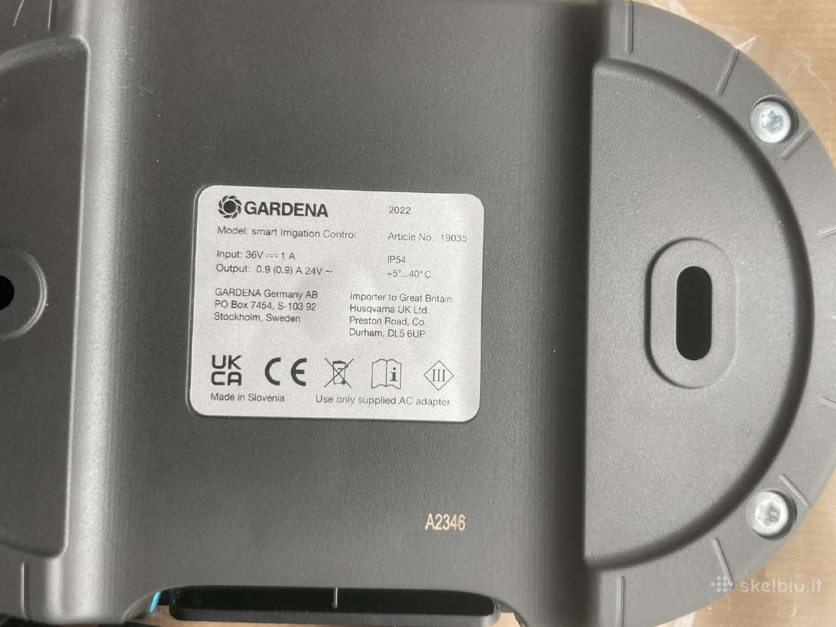 Laistymo kompiuteris Gardena Smart, 24v - nuotraukos Nr. 3