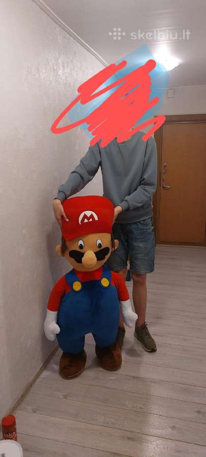 Pliušinis žaislas "Mario" - nuotraukos Nr. 5