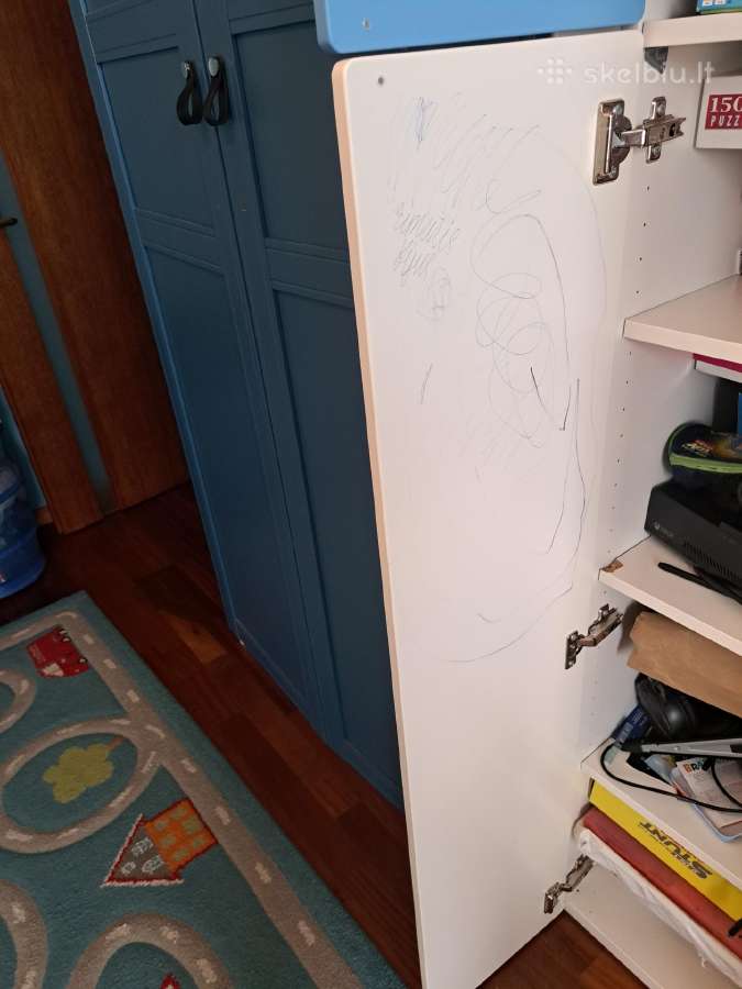 Vaikiška Ikea Platsa/smastad spinta ir žaislų dėžė - nuotraukos Nr. 4