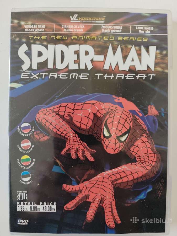 Spider-man Dvd kolekcija animuota veiksmo klasika - nuotraukos Nr. 2