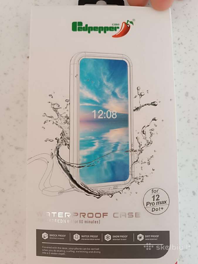 Waterproof (ip68) iPhone 12 Pro max dekliukas - nuotraukos Nr. 3