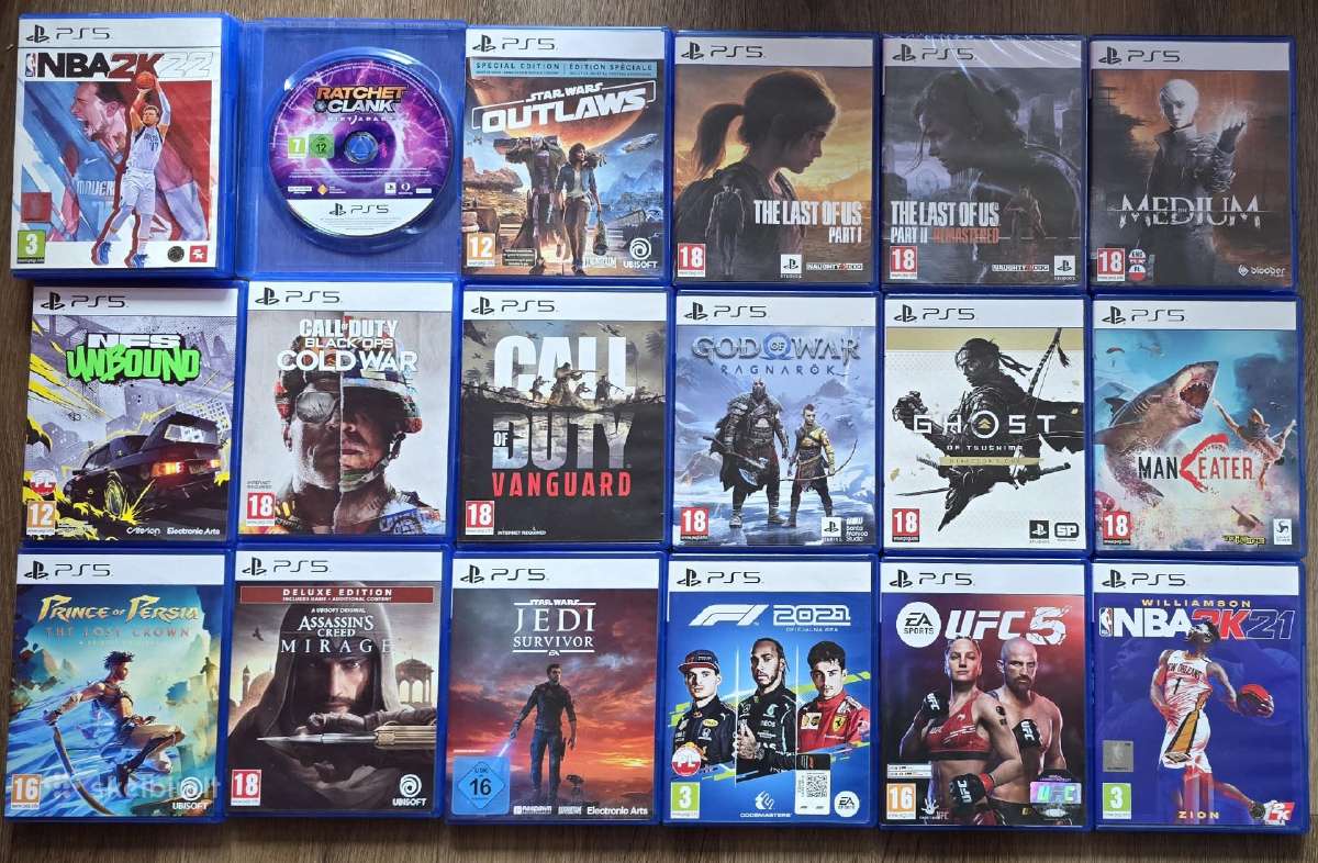 Ps5 geri žaidimai