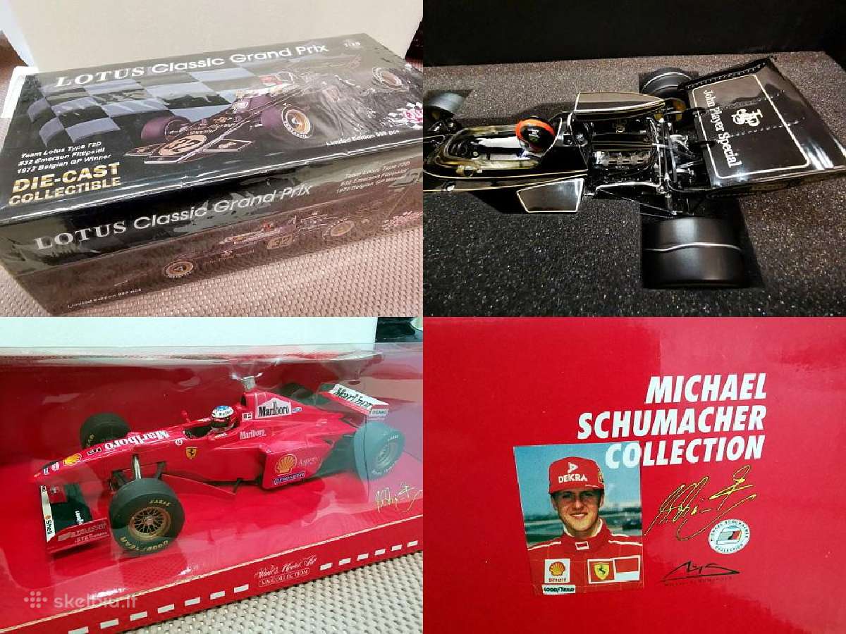 1:18 Formulės 1 (F1) Modeliai