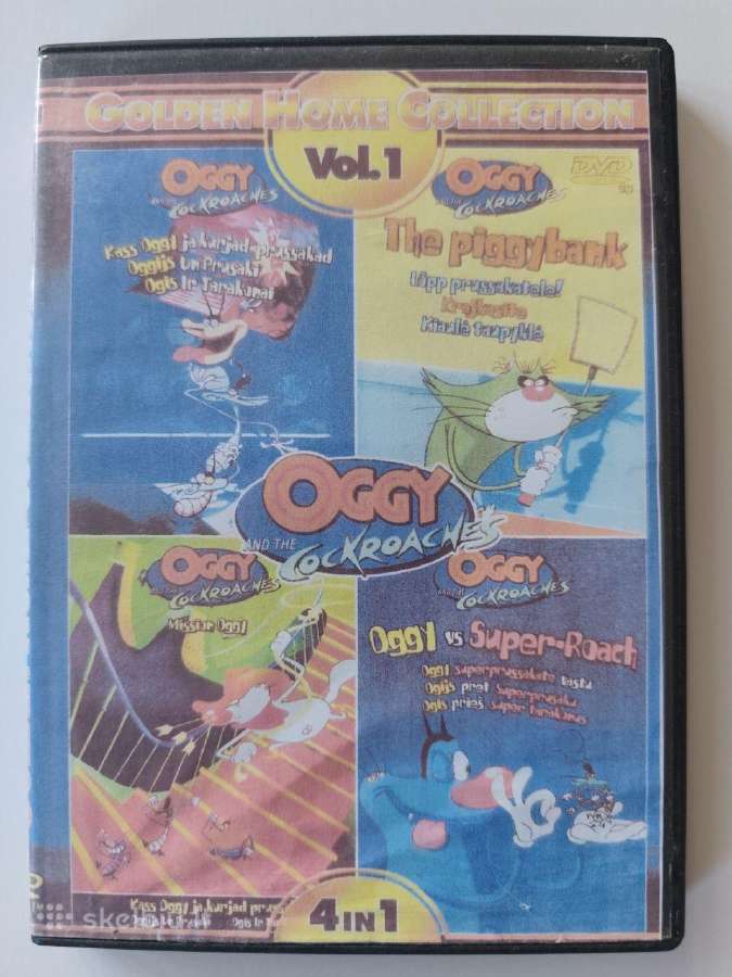 Oggy and the Cockroaches (4 in 1, Vol. 1)