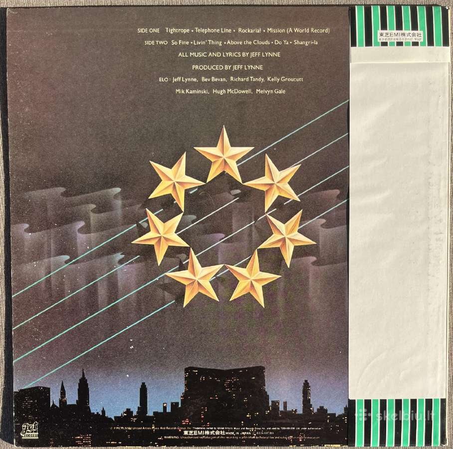 Electric Light Orchestra A New World Record Japan - nuotraukos Nr. 2