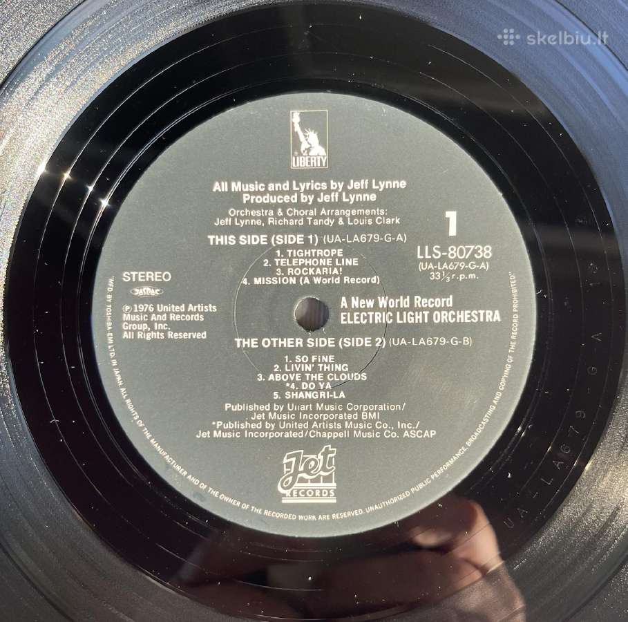 Electric Light Orchestra A New World Record Japan - nuotraukos Nr. 3
