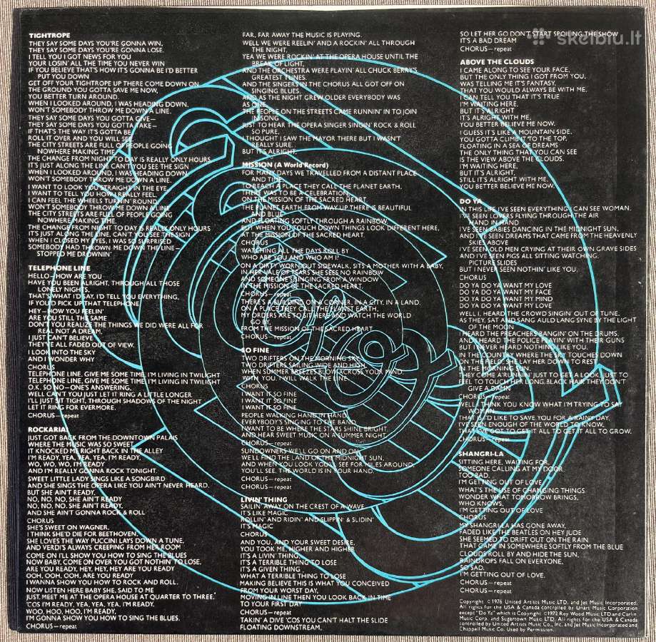 Electric Light Orchestra A New World Record Japan - nuotraukos Nr. 5