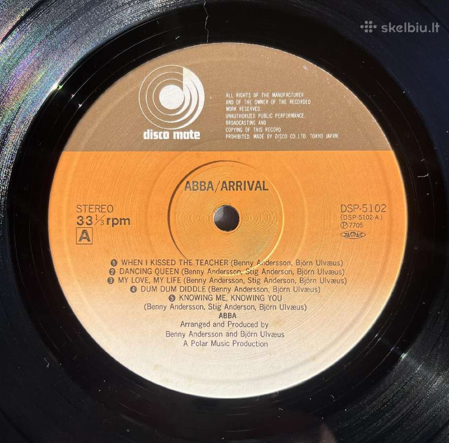 Abba Arrival Japonija vinilas - nuotraukos Nr. 3