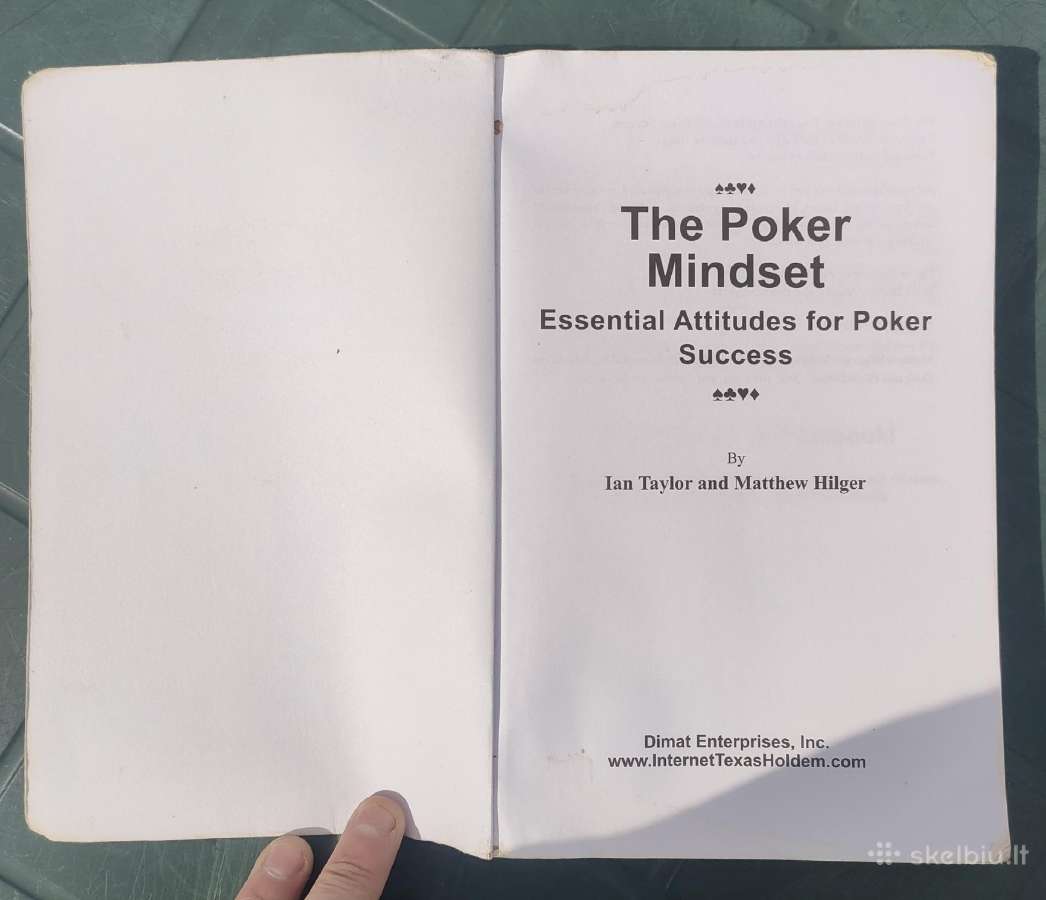 Pokerio knyga The poker mindset pagal Ian Taylor - nuotraukos Nr. 3