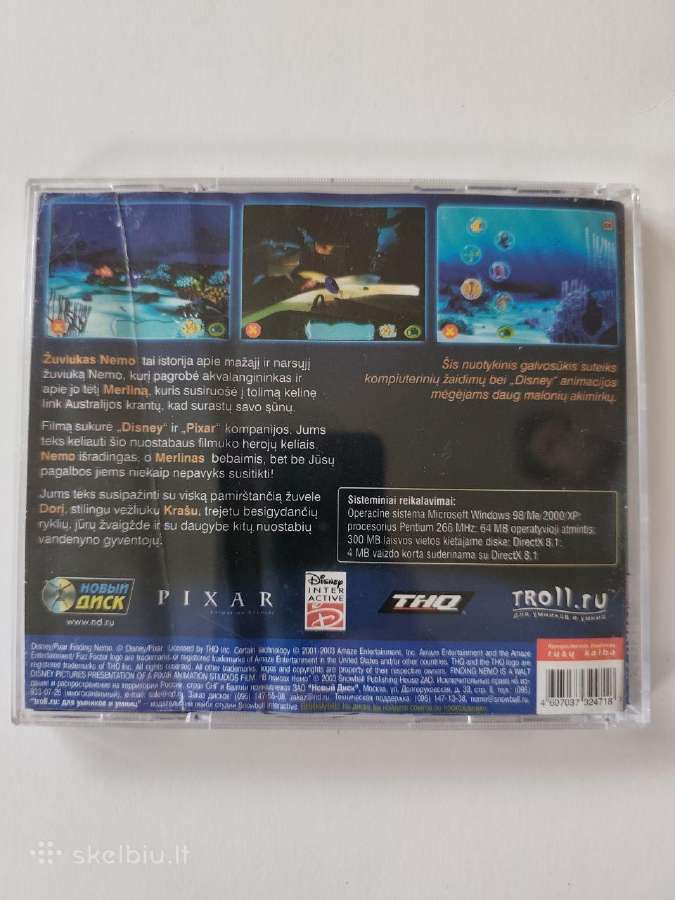 Žuviukas Nemo (2 CD) – kompiuterinis zaidimas - nuotraukos Nr. 2