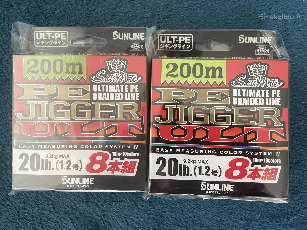 Parduodu Sunline Pe Jigger Ult pintą valą 200m