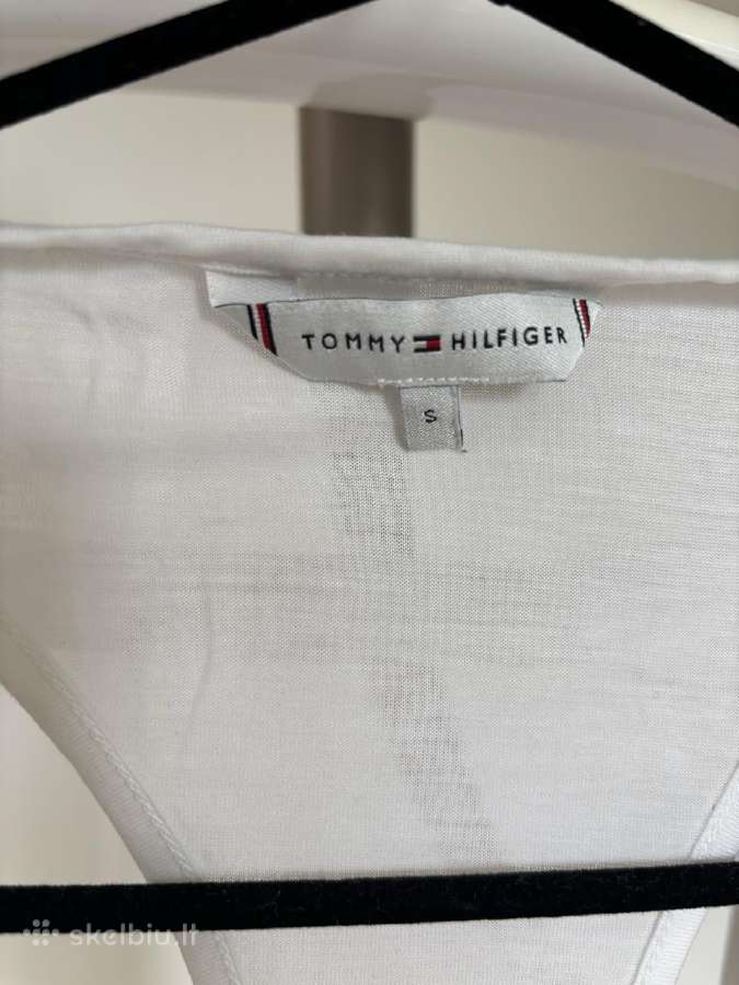 Balti marškinėliai Tommy Hilfiger be rankovių, S - nuotraukos Nr. 3