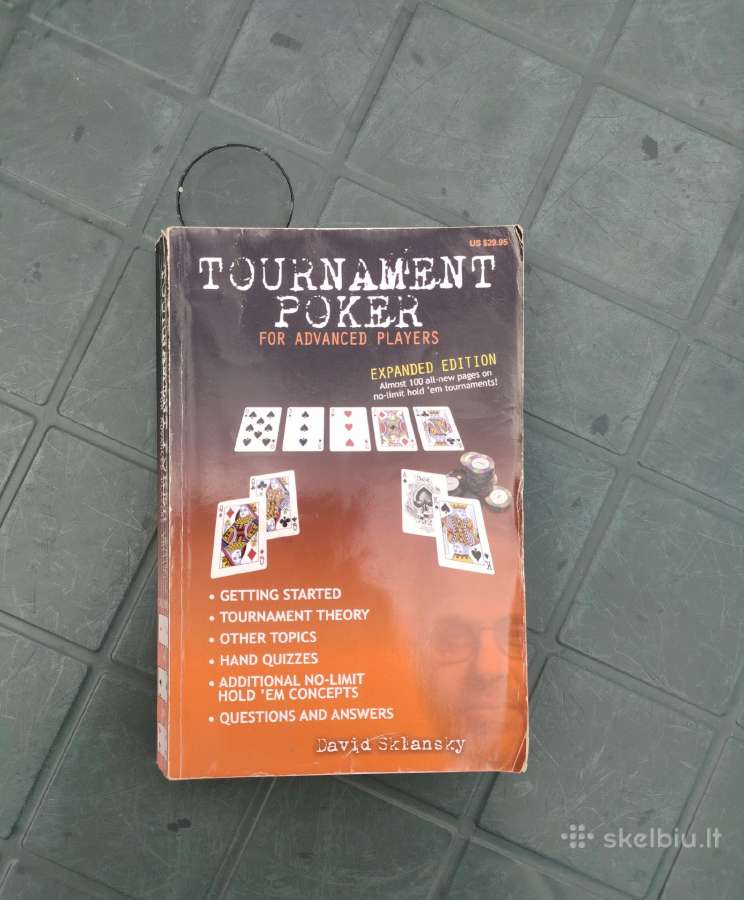 Pokerio knyga tournament poker for advanced player