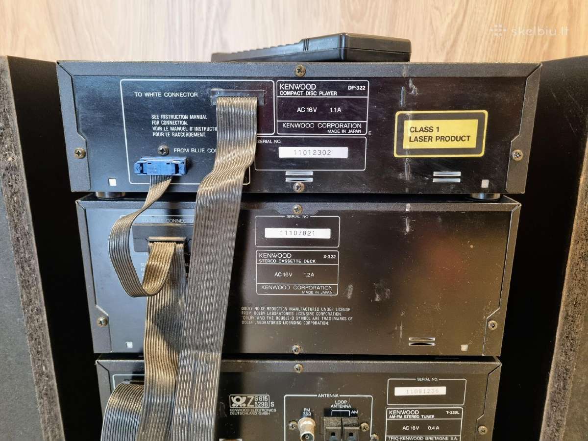 Kenwood A 322 muzikinis centras - nuotraukos Nr. 4