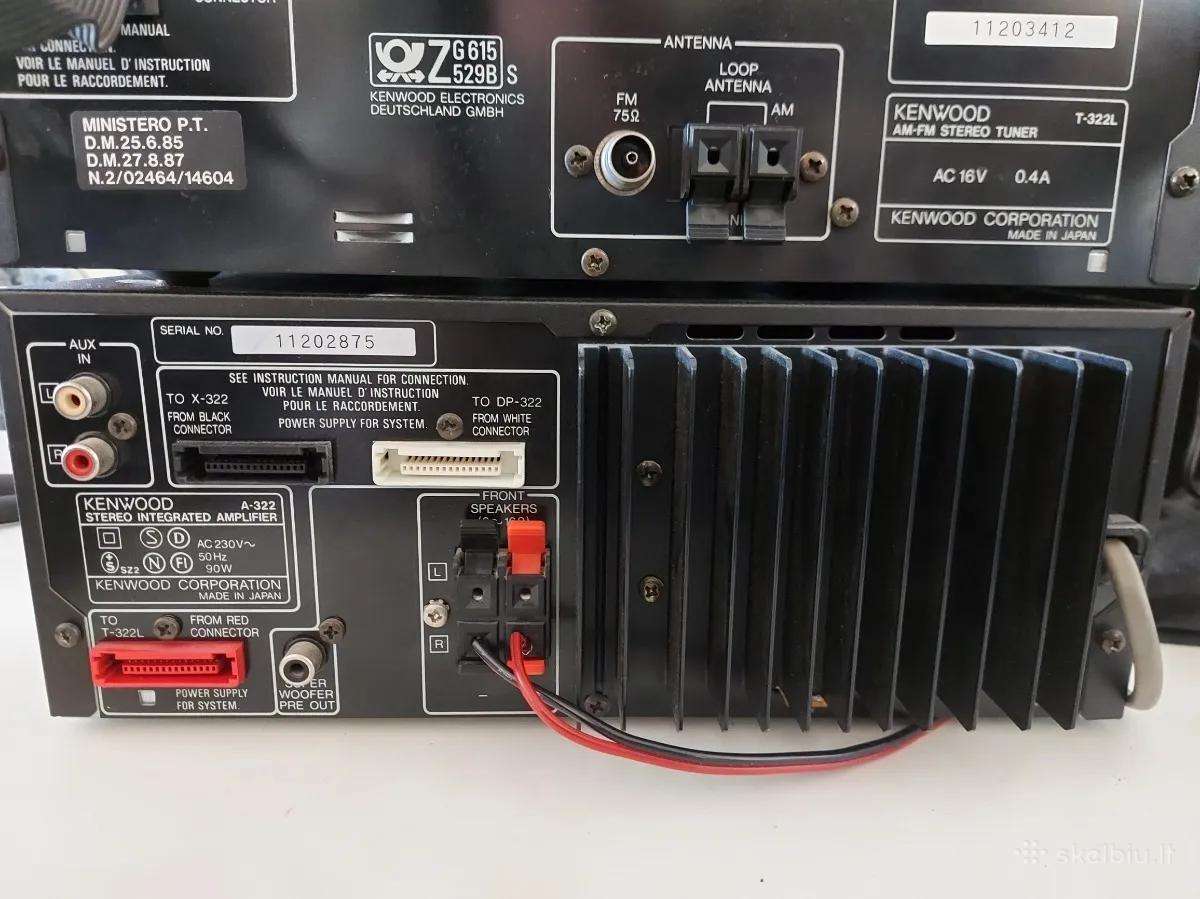 Kenwood A 322 muzikinis centras - nuotraukos Nr. 8