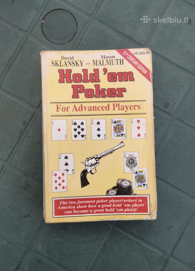 Pokerio knyga Hold em poker for advanced players