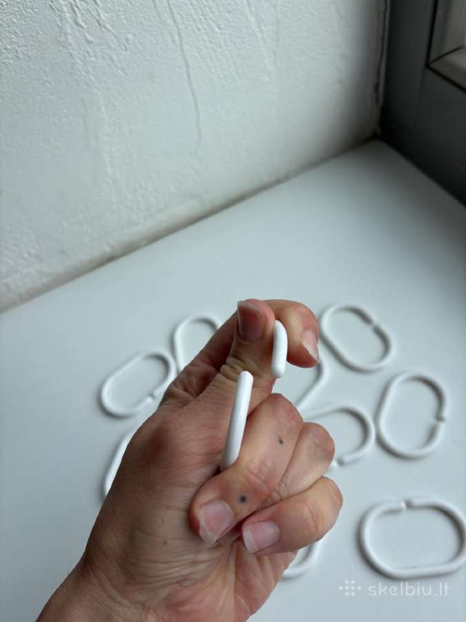 12 plastikinių užuolaidos kabliukų - nuotraukos Nr. 4