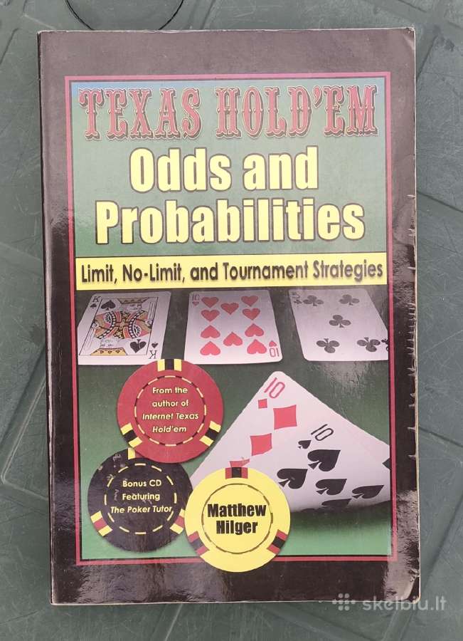 Pokerio knyga Texas Holdem odds and probabilities