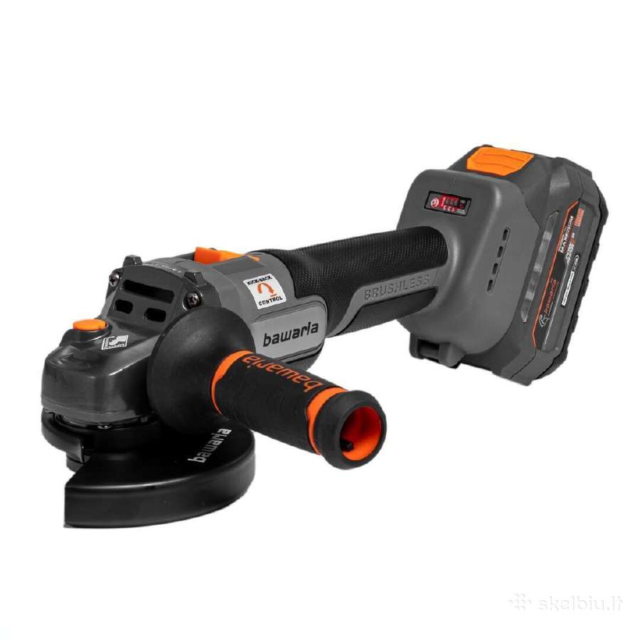 Akumuliatorinis kampinis šlifuoklis Ba-1620