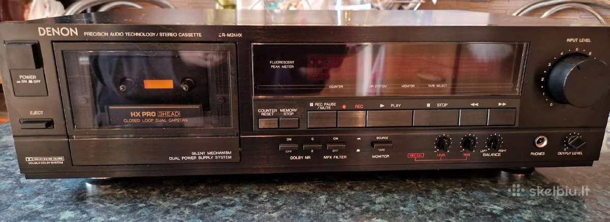 Denon Dr-m24hx kasetinė deka. 3head Closed Loop