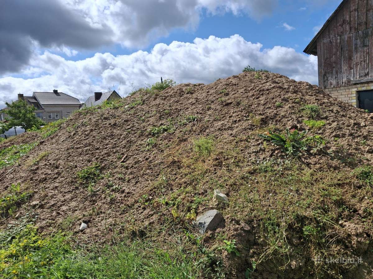 Žemė sklypo pakėlimui