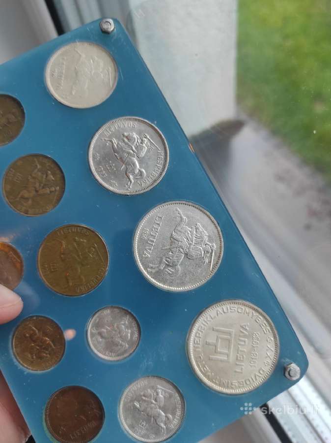 Tarpukario Lietuvos Litai monetos pilna kolekcija. - nuotraukos Nr. 4