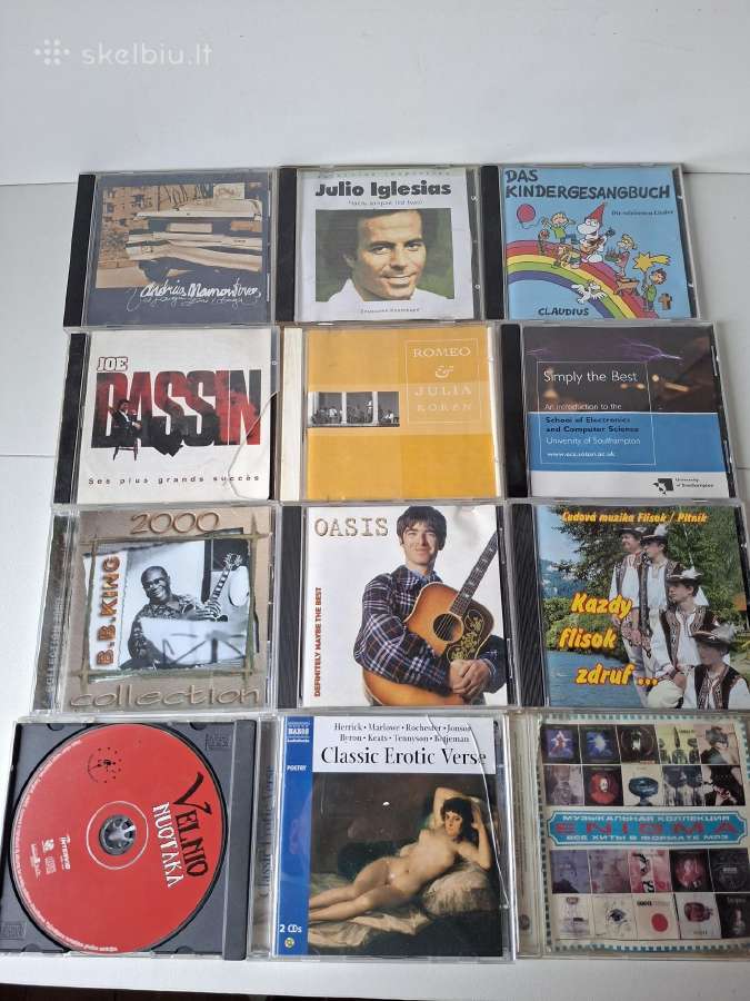 CD diskai, muzika