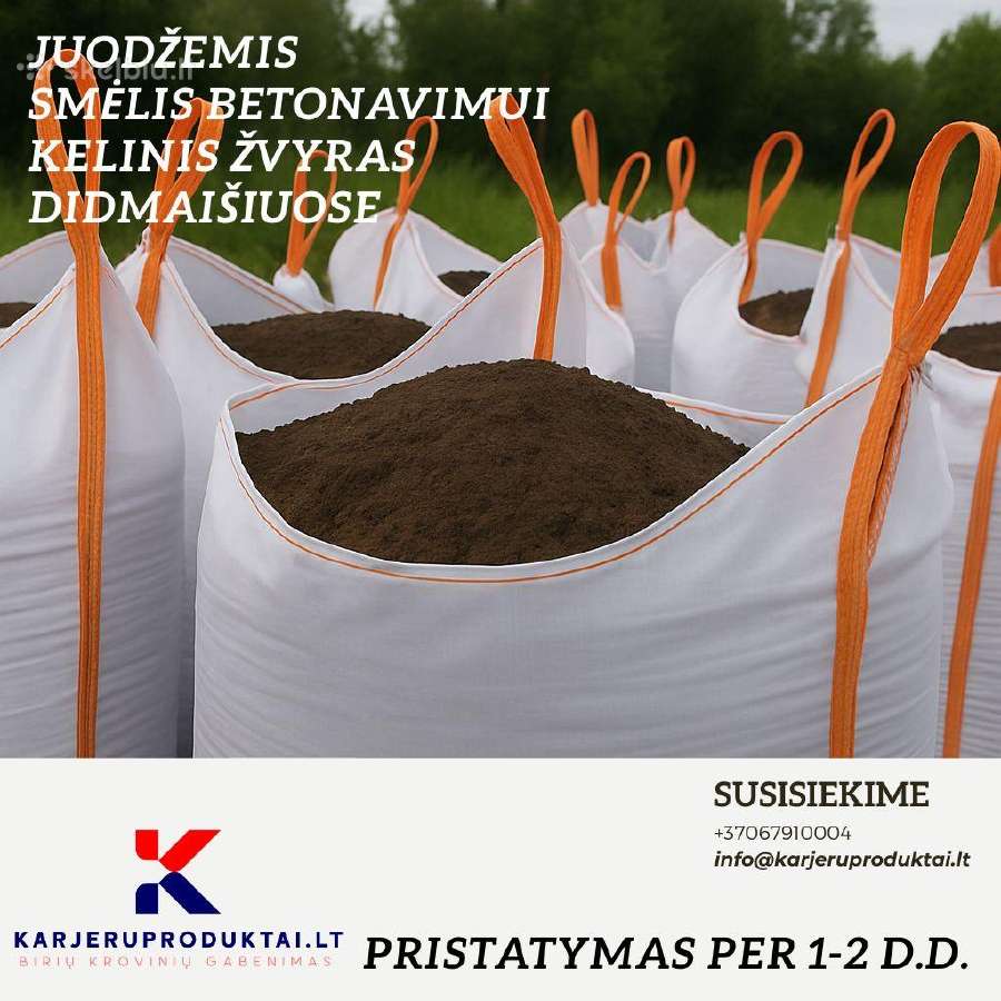 Smėlis, žvyras didmaišiais Kaune - nuotraukos Nr. 3
