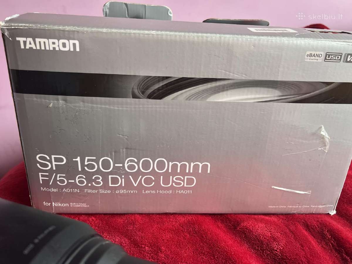 Tamron Sp 150 - 600 mm Nikon fit - nuotraukos Nr. 3