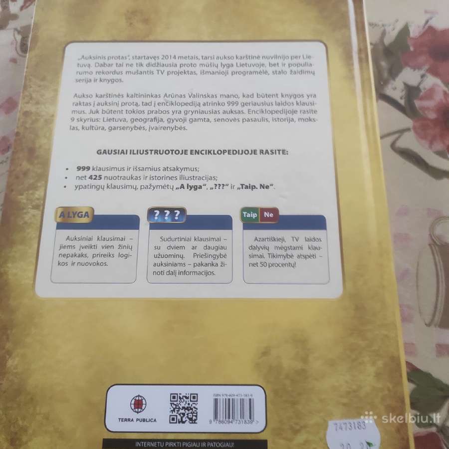 Knyga Auksinis protas - nuotraukos Nr. 2